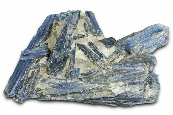 Vibrant Blue Kyanite Crystals In Quartz - Brazil #368777